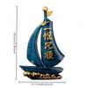 Decorative Sailing Ship Ornament | Nautical, Resin Sailboat Sculpture, for Entryway Table S