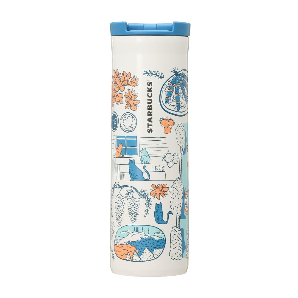 Starbucks 2021 Fukuoka Been There Series Stainless Steel Bottle, FUKUOKA, 473ml