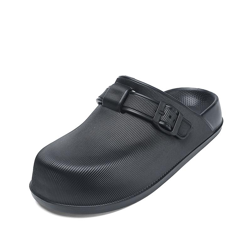 Men Fashion Closed Toe Mule Sandals Lightweight Casual Outdoor Slippers Breathable Summer Walking Shoes 36 To 45