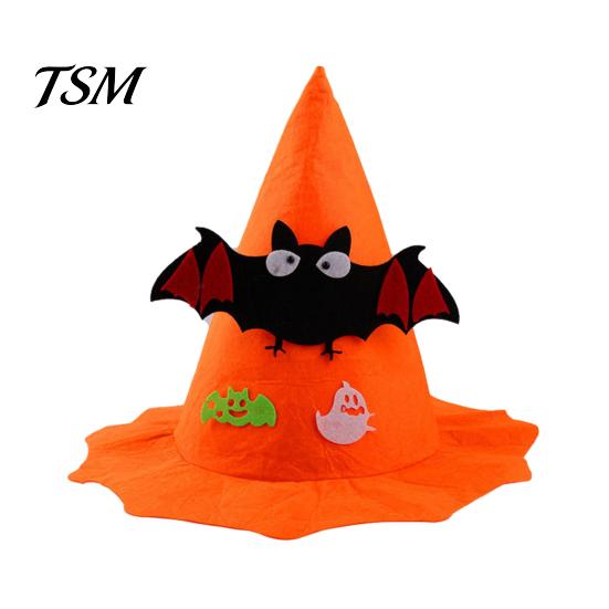 Haunted House Performance Props Halloween Pumpkin Hat for Kids Adults, Funny Plush Comfortable Breathable Festival Witch Party Costume, Cosplay, Stage