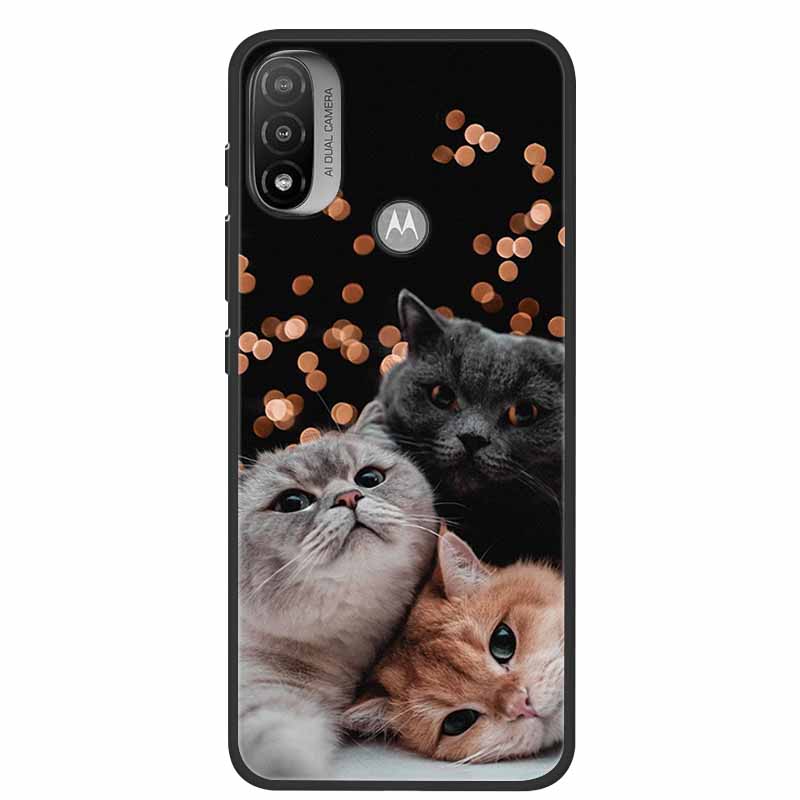 For Moto E20 Case Shockproof Soft Silicone Back Cover For Motorola Moto E20 6.5" Phone Cases For Moto E 20 XT2155 Coque Fundas