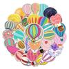 50 Hot Air Balloon Graffiti Cartoon Stickers for Kids - DIY Scooters, Luggage, Stationery