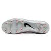Nike Mercurial Vapor 13 Pro Round Toe Laced HG (Rubber Short Studs) Slip Resistant Durable Soccer Shoes Men Sneaker Silver Pink AT7902-906