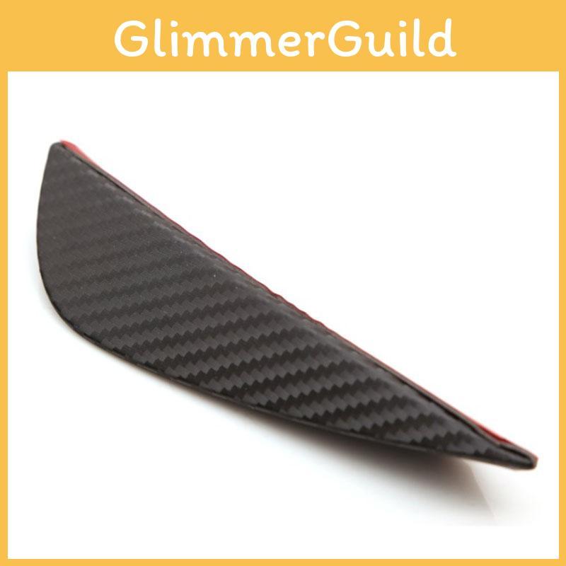 Luxurious Car Styling 4pcs Universal Car Front Bumper Lip Fin Air Knife Kit For A Chic Look