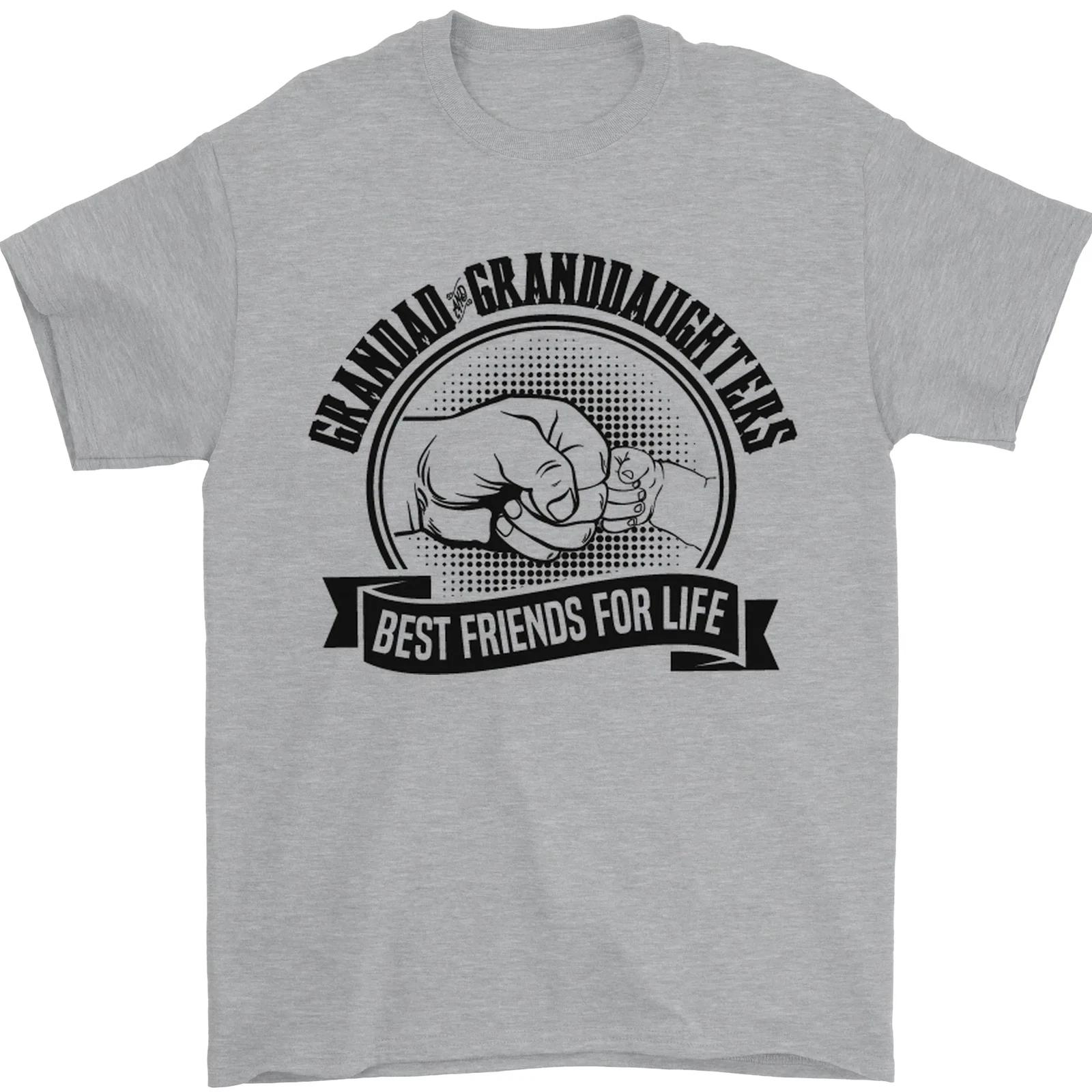

Grandad & Granddaughters Grandparents Day Mens T-Shirt 100% Cotton S