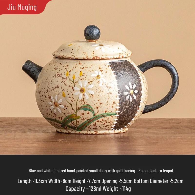 Chinese Ceramic Palace Lantern Teapot