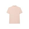 FILA Solid Color Breathable Business Casual Polo Shirt Men tops Gray Pink F11M327107FPK