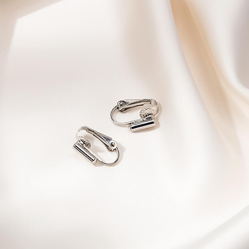 Non-Pierced Ear Clip Converter Set (Pair) серебряный