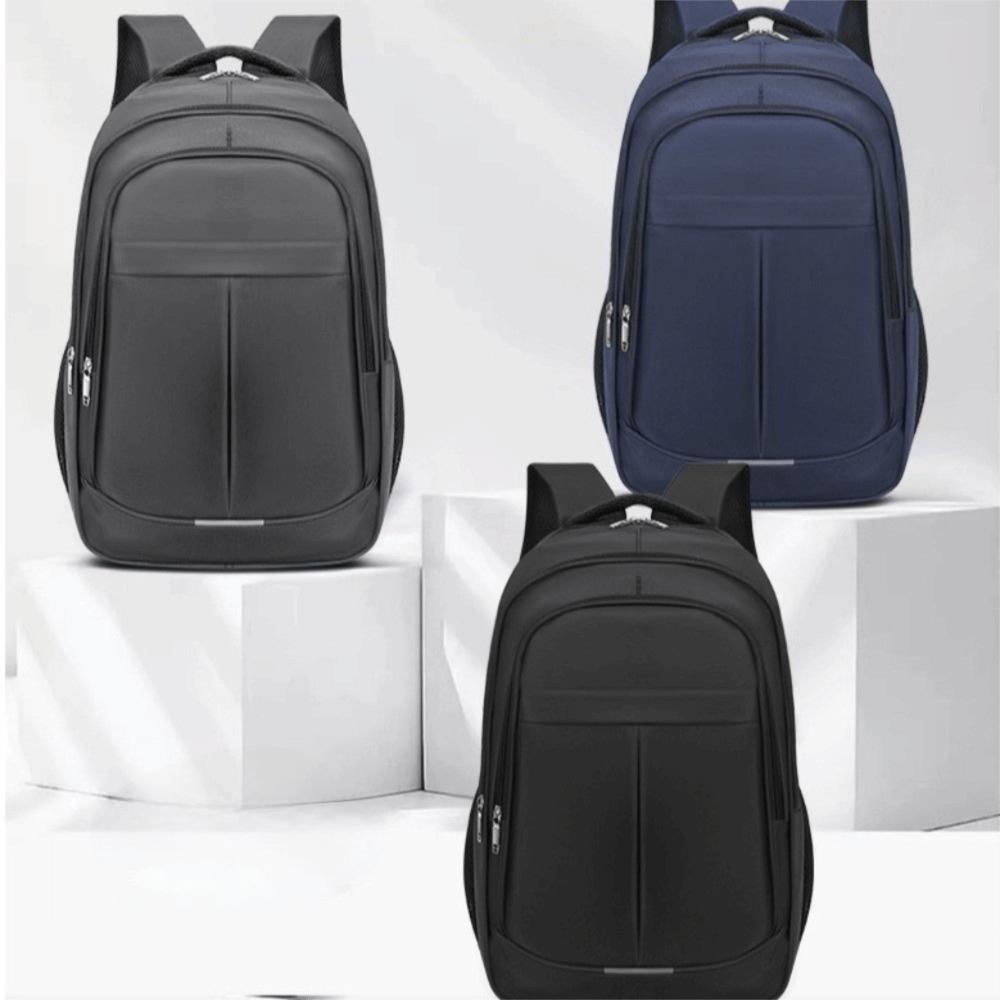 Large Capacity Student School Bags Solid Color Men Laptop Backpack Men Business Backpack  Sports
