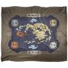 Avatar: The Last Airbender Silky Map Supersoft Blanket