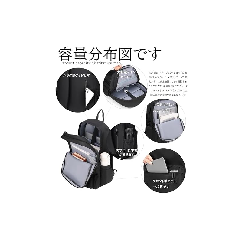 [RAKEE] Stylish and Popular Backpack - Casual Backpack with Large Capacity, Lightweight, Waterproof, Durable, Suitable for School, Available in 4