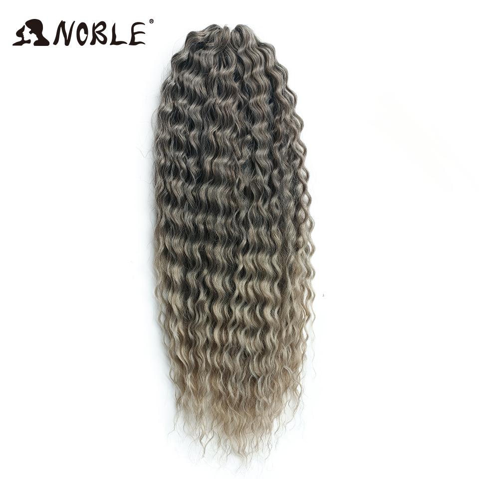 Edles Häkelhaar Locken Haar Wasserwelle 24 Zoll 300g Ombre Blond Twist Häkelhaar Zopf Haar Deep Wave Flecht Haarverlängerung