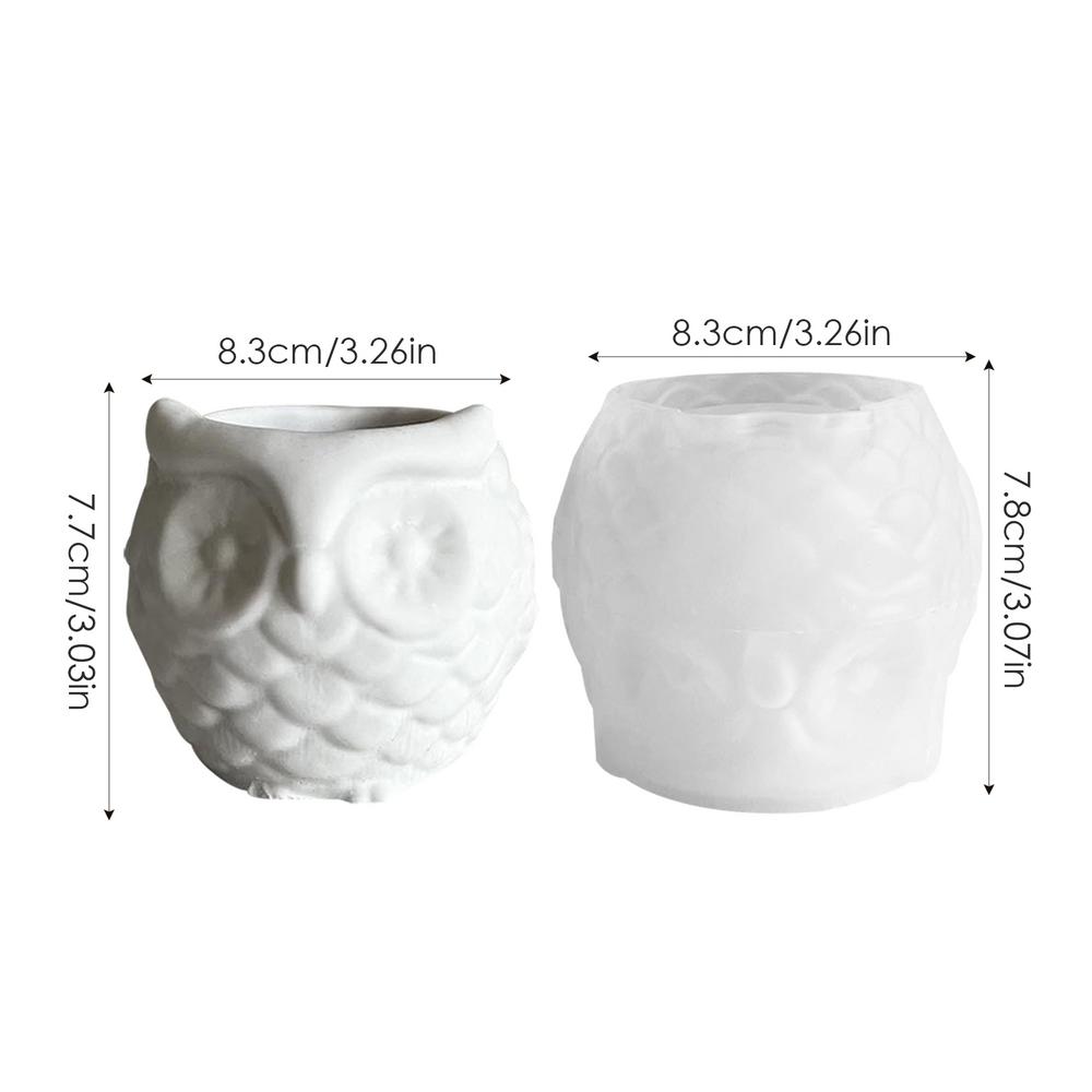 Pflanzgefäßform Topfpflanzentopf-Formen Muschel Kerzenhalter Form Eule Dickkopf Fisch Silikonformen Sukkulenten Topf Formen Für