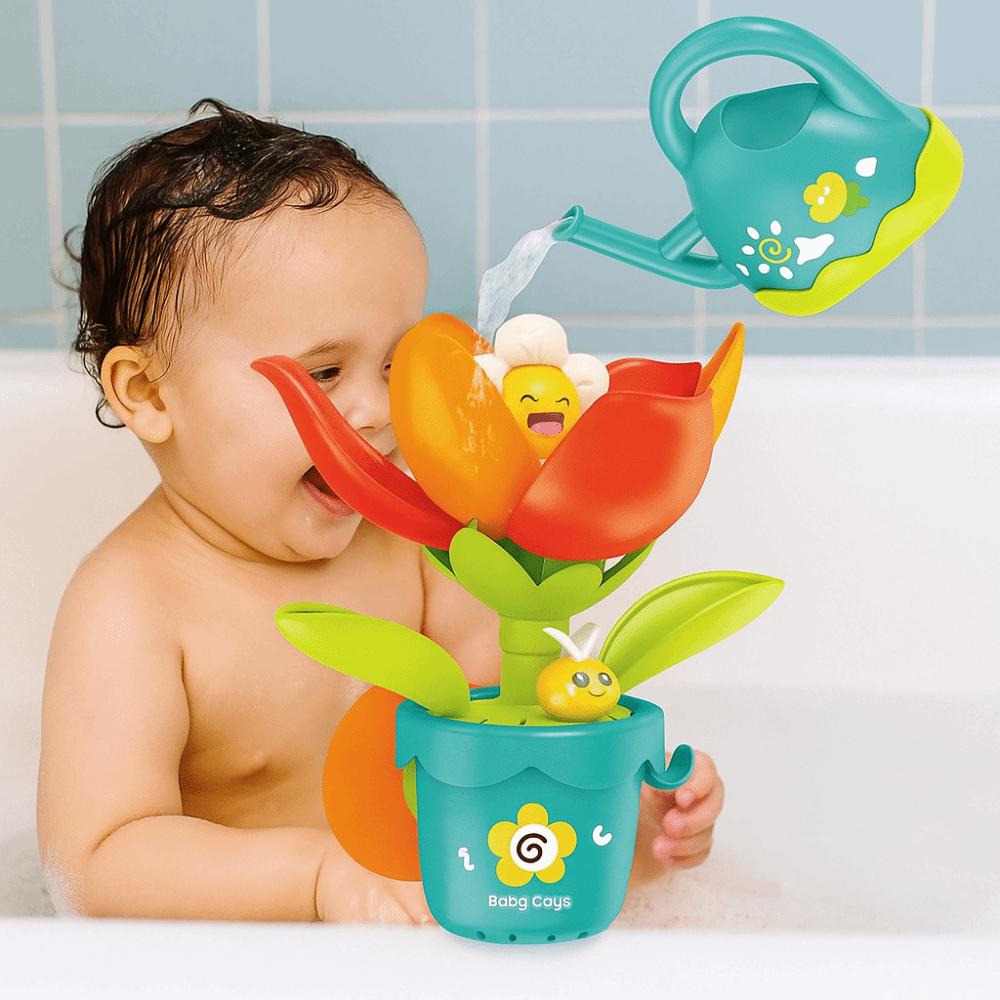 Suction Cup Watering Flowers Bathtub Toy Outdoor Universal Interactive Bath Toy  Outdoor