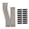 8PCS RC 1:10 Stainless Steel Adjustable Link Plastic Rod End 318mm-324mm for Axial Capra 1.9 UTB-AXI03004 1/10 RC Crawler Car