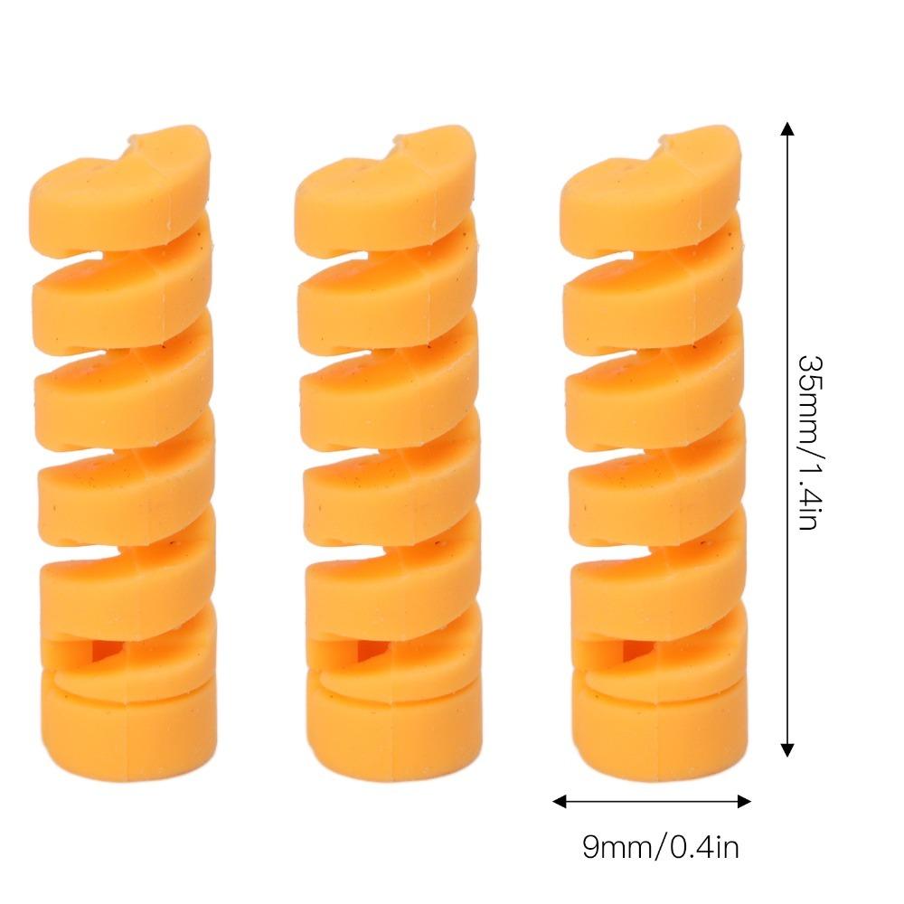 10PCS Spiral Brake Cable Protective Sleeve TPR Bicycle Brake Line Pipe Guard  Cable Protection