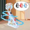 12x Penguins Figure for Kids Electric Climb Stair Toy Roller Track Toy Accessories Indoor Play Children Slide Stair Part