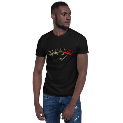 VU Meter Analog Classic Hi Fi DJ Style Fashionable Short-Sleeve Unisex T-Shirt
