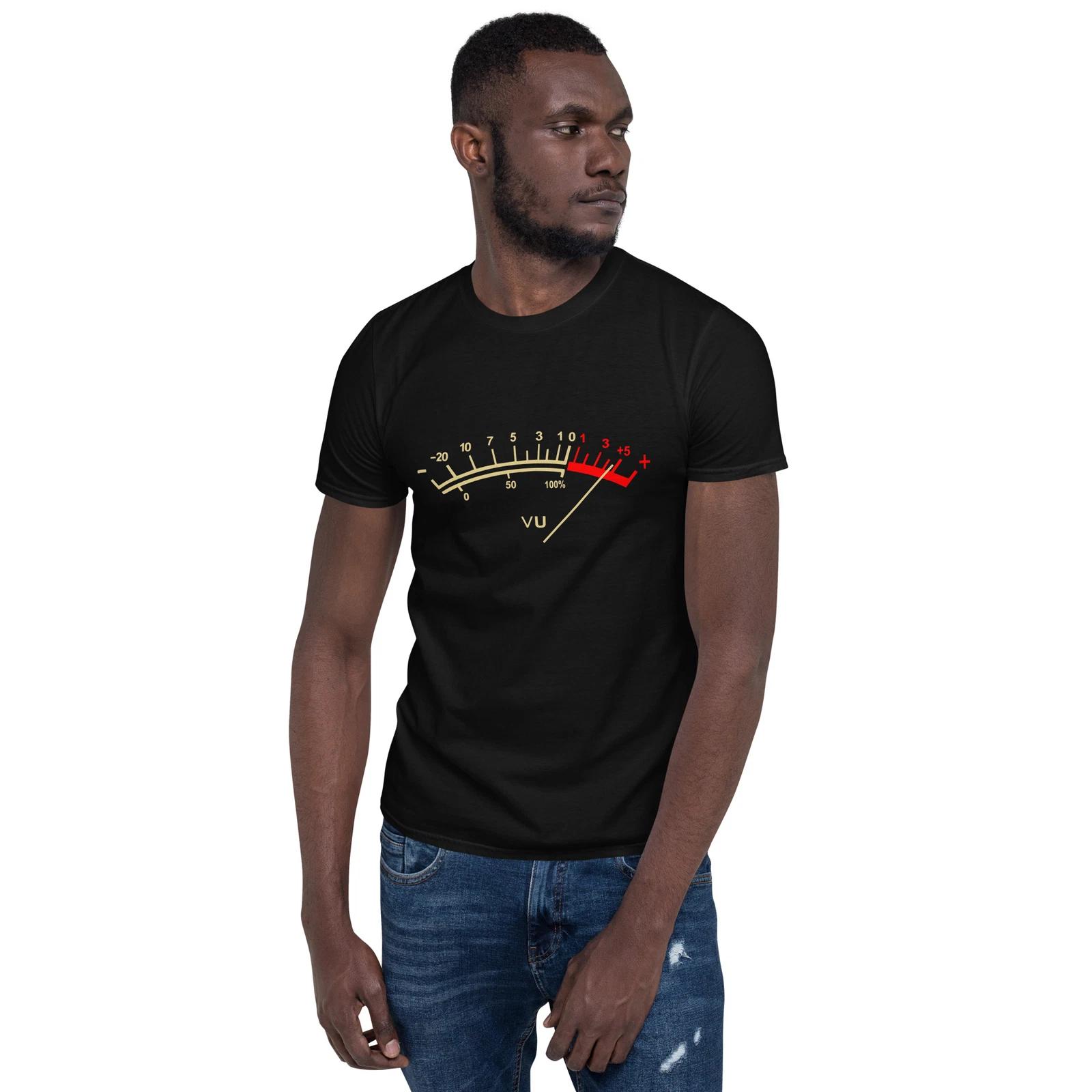 VU Meter Analog Classic Hi Fi DJ Style Fashionable Short-Sleeve Unisex T-Shirt 2XL
