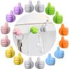 Pcs Creative Silicone Thumb Wall Hook - Multifunction Adhesive Cable Clip Self Adhesive Thumb Cable Organizer Clips Key Hanger