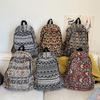 Ethnic style schoolbag female college student fashion cross-border large-capacity computer backpack lightweight retro high school backpack