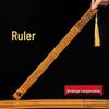 Durable Bamboo Teaching Ruler: Teacher's Classic Admonition Tool