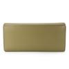 Used Furla Purse leather khaki Bifold Wallet