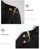 European Summer 2025 Mesh Spliced Pin-Decor Little Blazer for Women