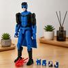 3D Printed Action Figure with Accessories Posable Cartoon Character Model Movable Joints Figure Decoration Collectible Gift for Animation Lovers