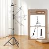 Multifunctional Live Streaming Stand: Universal Adjustable Floor Tripod with Free Rotation and Height Adjustment.
