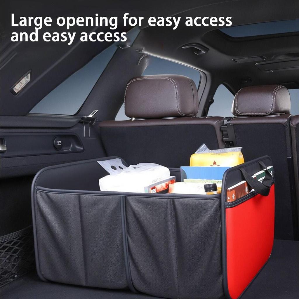 Car Trunk Organizer Foldable Waterproof Large Capacity Trunk Storage Box Car Organizer For Truck RV Sedan Automotive Home