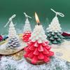 Aroma Plaster Silicone Mold Handicrafts Soap Candle Resin Casting Handmade Sawtooth Christmas Tree Shape 3D Candle Mold