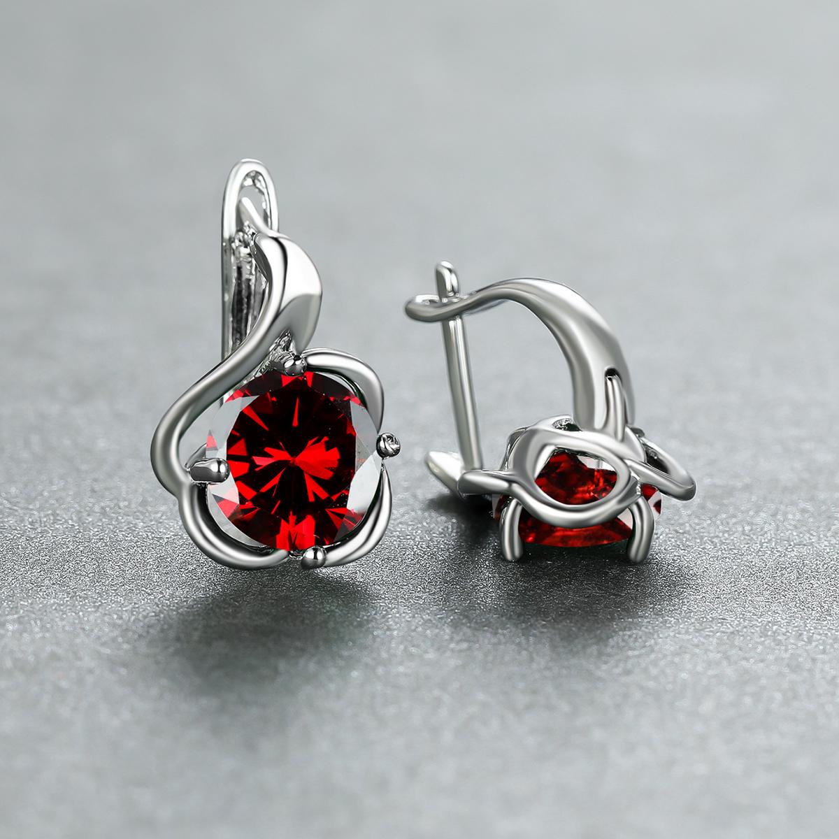 

Модные женские туфли цвета розового золота винтажные синие свадебные серьги с голубым камнем женские висячие серьги-кольца серьги-клипсы для ушей ювелирные изделия красный/серебряный