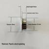 28mm Trocken-Feucht-Thermohygrometer für Teebox & Instrumentenentfeuchtung