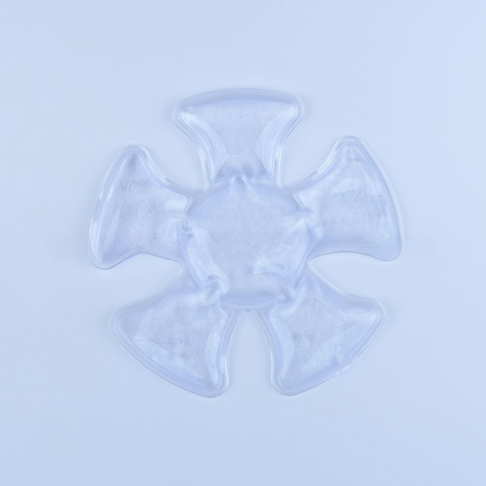 

Синій гелевий льодовий пакет з ПВХ - Регульована охолоджуюча подушка для шоломів та капелюхів | Багаторазовий холодний компрес, портативний для подорожей, аксесуар для активного відпочинку білий