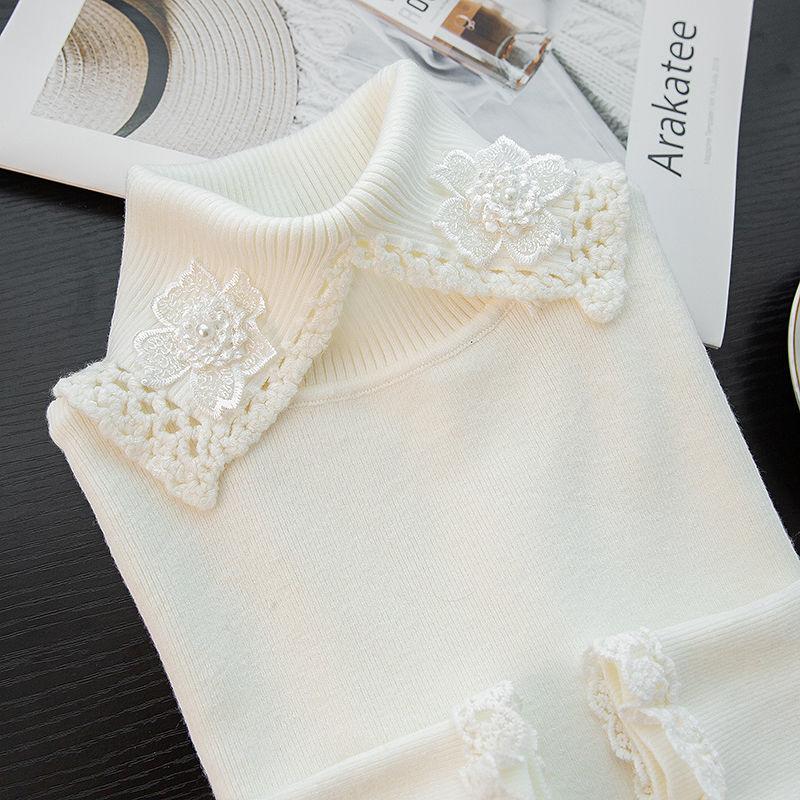 lace bottom sweater