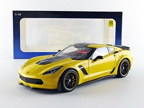 AUTOart 1/18 Scale Chevrolet Corvette (C7) Z06 C7.R Edition (Yellow) Finished Product