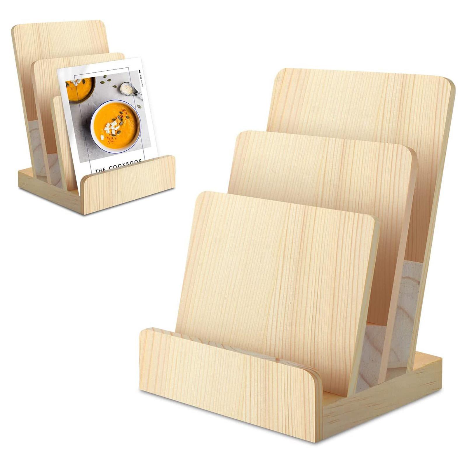 

Pine-Wood Storage Rack Organizer For Hotel Desktop Home Decoration Display Shelf With Natural Texture