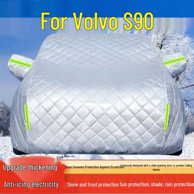 

Volvo S90 Car Cover: Sun, Rain, Snow, Frost, and Hail Protection with Heat Insulation Thickened Hail Protection, All-Season