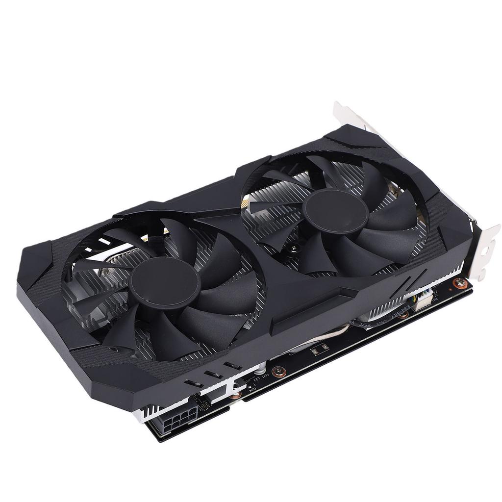 Graphics Card 6GB GDDR6 Memory 192Bit Dual Fan Desktop PC Gaming Graphics Card Supports 1080p Games with DisplayPort
