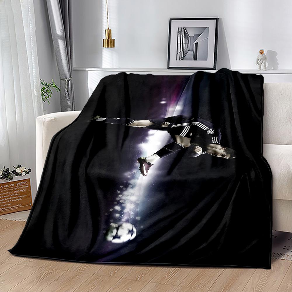 Cristiano Ronaldo Celebration Blanket Comfortable Suitable for Sofa Bedding Seaside Four Seasons Universal Digital Print Gift for Travel Home Birthday