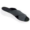 Women Stretch Cross Slide Sandals Summer Beach Wedge  Slippers Shoes