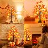 1pc 24 LED Artificial Black Birch Tree Light DIY Branches Table Lamp For Fall Gifts Home Bedroom Holiday Party Halloween Decor