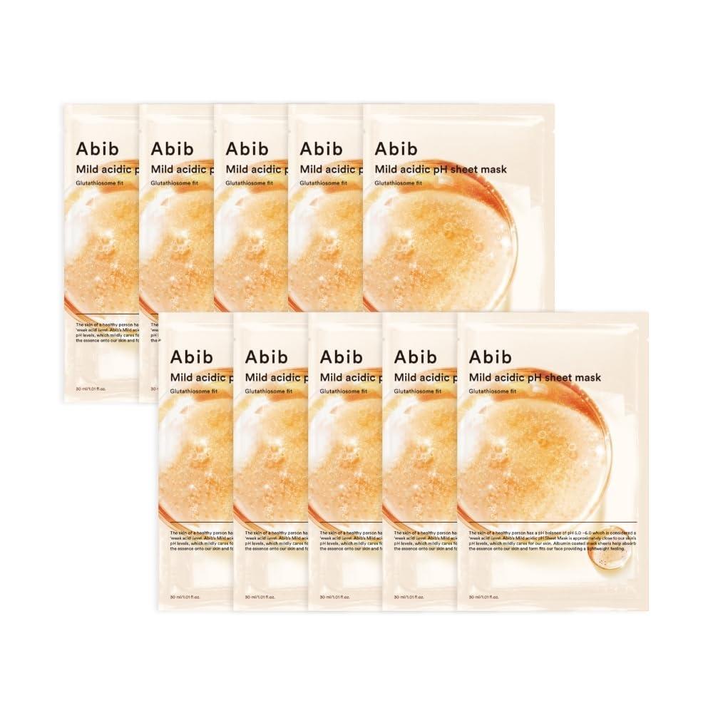 Weakly Acidic Sheet Mask Pack/Gum Pack All Types (Glutathione Some Fit 10 Pieces)
