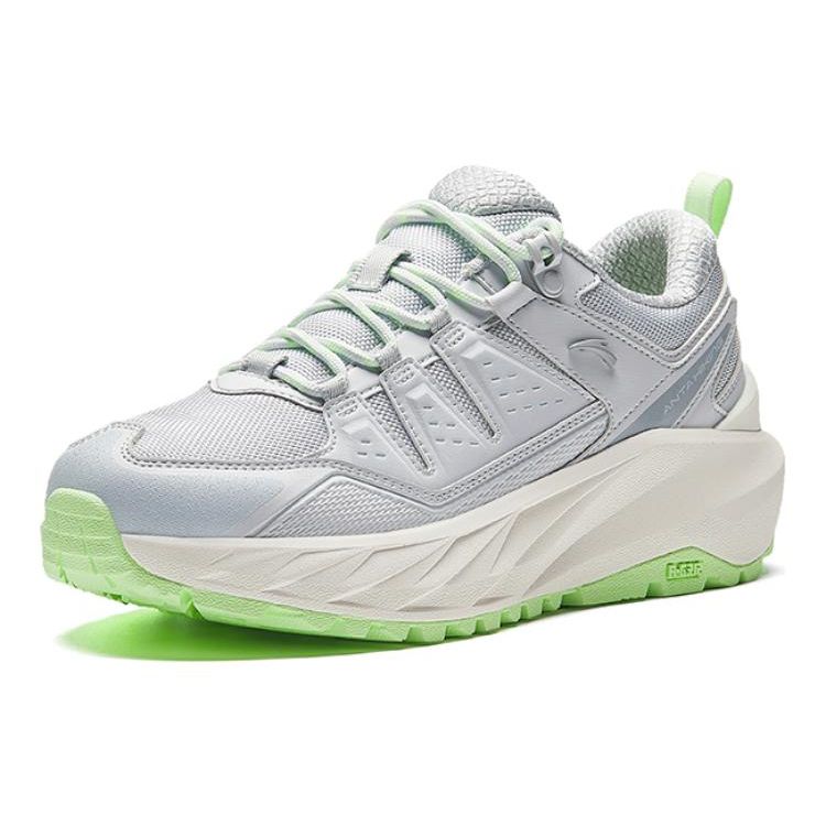 Anta Tanshan Comfortable Sports Versatile Wear Resistant Low Top Running Shoes Women sneaker Blue Green 922345586-3