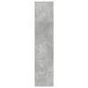 Bookshelf Concrete Grey 60 x 24 x 109 cm Engineered Wood