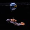 Small Floating Ball Fish Tank Decoration Simulation Diver Underwater Ornament  Underwater World