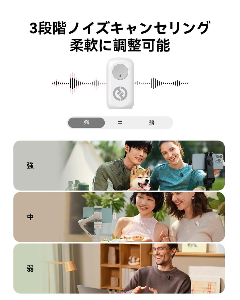 HOLLYLAND LARK A1 Combo Wireless Mini Microphone for iPhone Android TX 1 RX 1 Lightning RX Charging Magnetic Microphone for and Vlogging & (2 + USB-C
