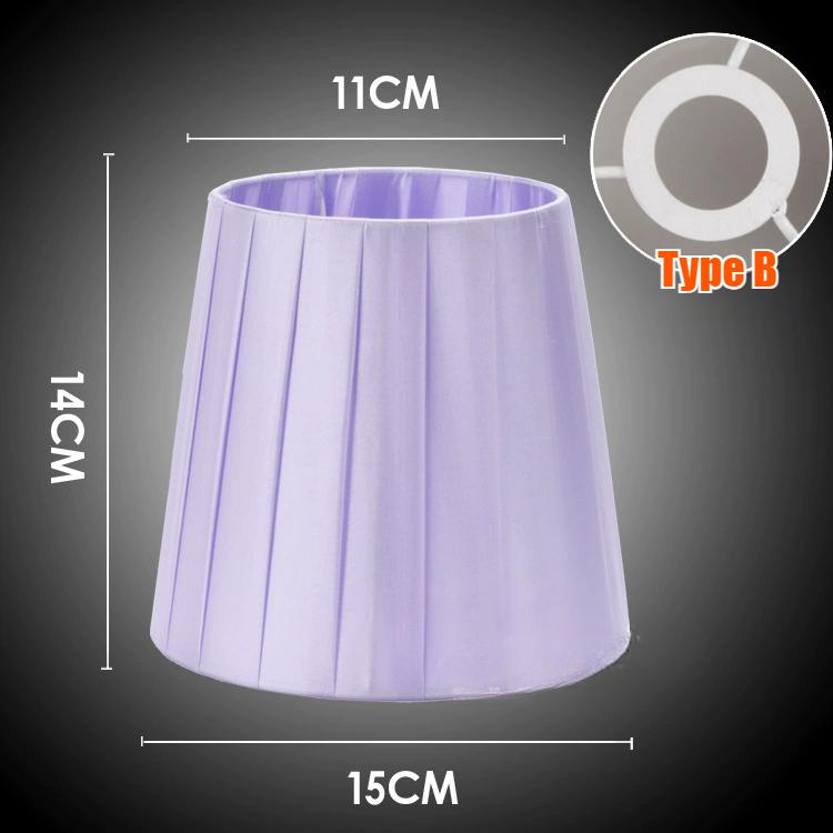

14cm Small Glass Chandelier Lamp Shades, Modern Wall Lasmp Cover, Clip on for Bedrooms Living Room
