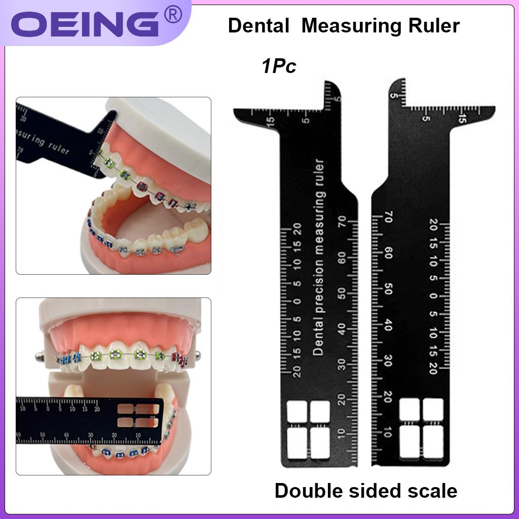 Dental Precision Measuring Ruler Tooth Gap Photography Dentistry Gauge Span Measure Scale Endodontic Instrument Orthodontic Tool